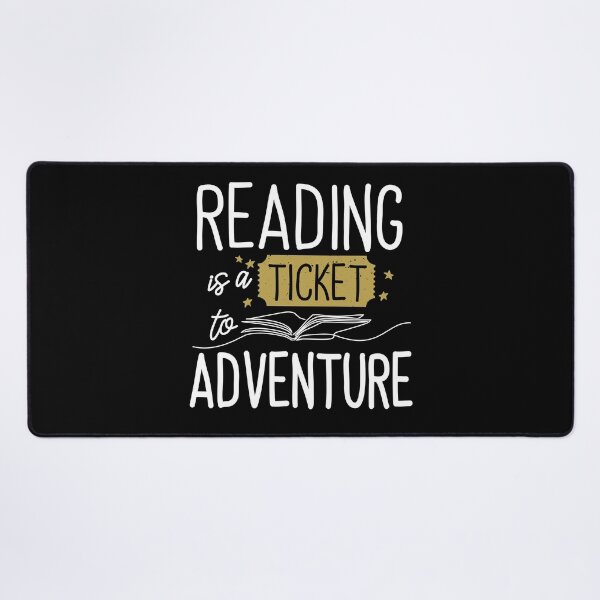 Item preview, Reading is a Ticket To Adventure designed and sold by nameonshirt.