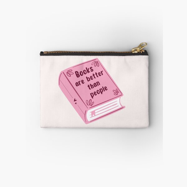 Item preview, Books are better than people - pink designed and sold by Neadoodles.