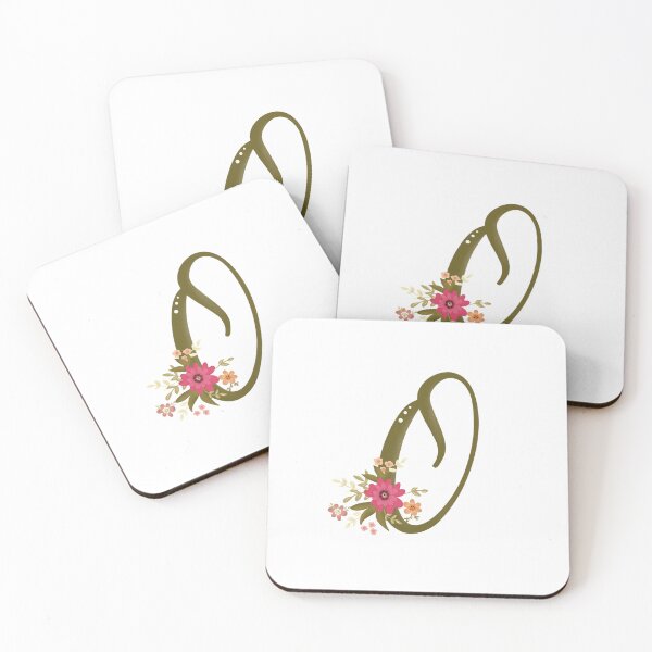 Item preview, Vintage Bouquet Floral Initial - O designed and sold by Willow & Grace Designs.