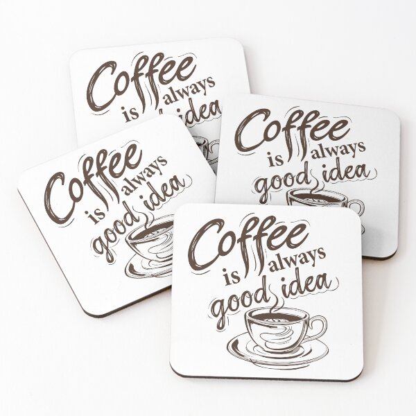 Item preview, Coffee is always good idea designed and sold by KojourinArt.