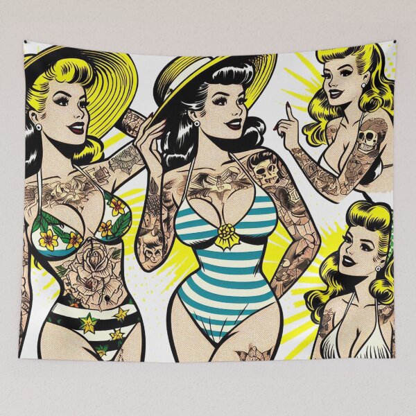 Item preview, Vintage Summer Pin-up Comics designed and sold by PulpVintage.
