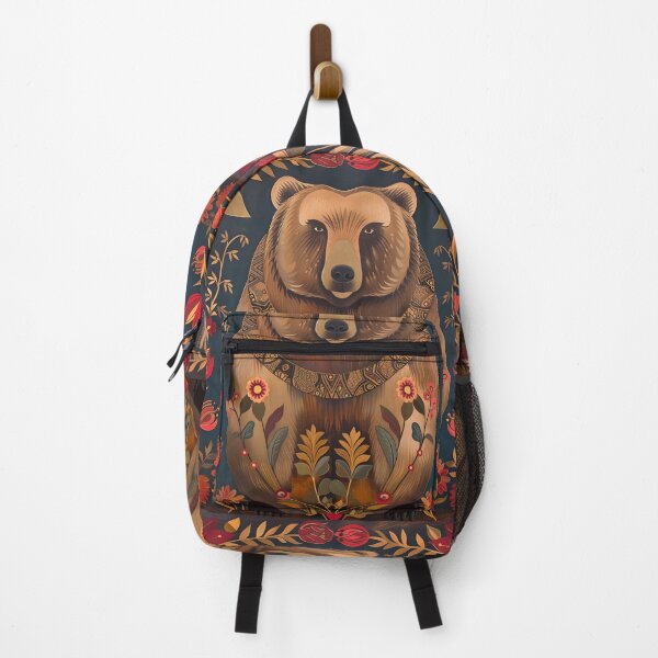 Aperçu de l'œuvre Art populaire de l’ours maussade créée et vendue par Folksy Living.