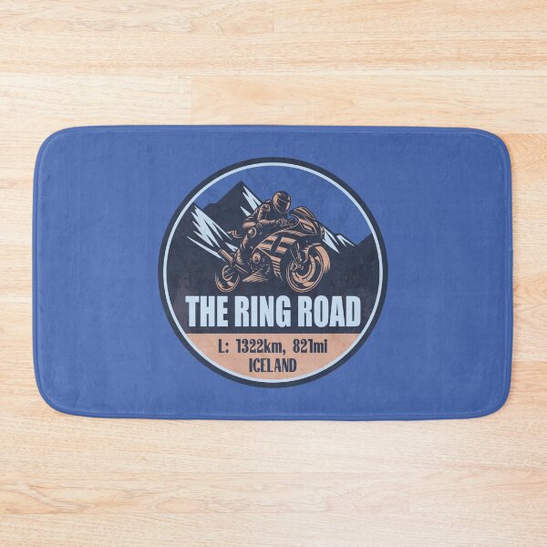 Item preview, The Ring Road Iceland Motorcycling Mountain Design designed and sold by CynthiaGraphics.
