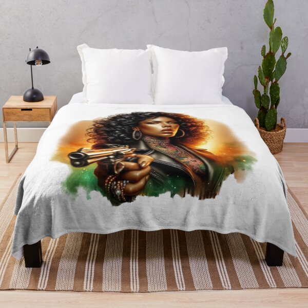 Item preview, “Fatal Beauty: an armed and dangerous woman” designed and sold by CHRIST5000.