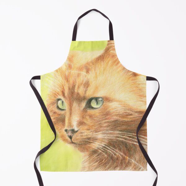 Item preview, Norwegian forest cat coloured pencil drawing for charity designed and sold by JayTCee.