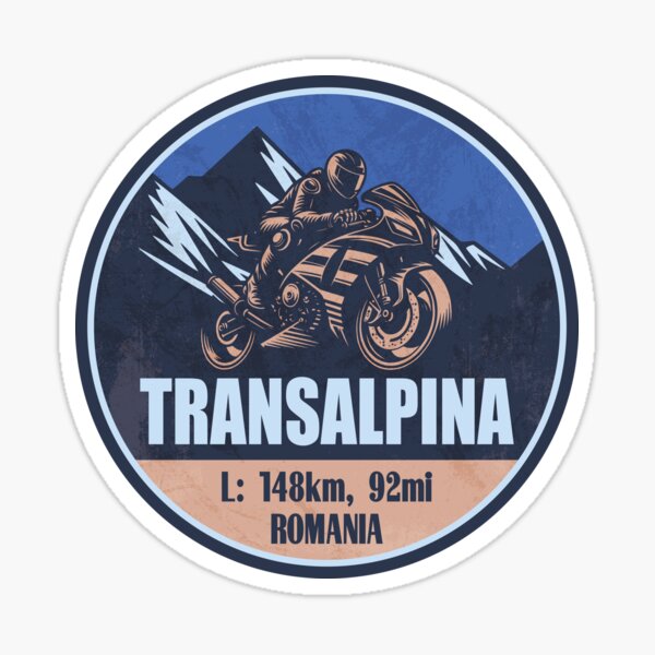 Item preview, Transalpina Road DN67C Romania Motorcycling Mountain Design designed and sold by CynthiaGraphics.