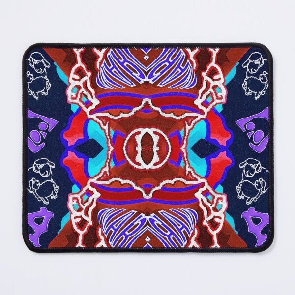 Item preview, *A-ANARCHIST SHEEP SKULL ABSTRACT PORTRAIT HUMOR MASK ILLUSTRATION." designed and sold by Ralek.
