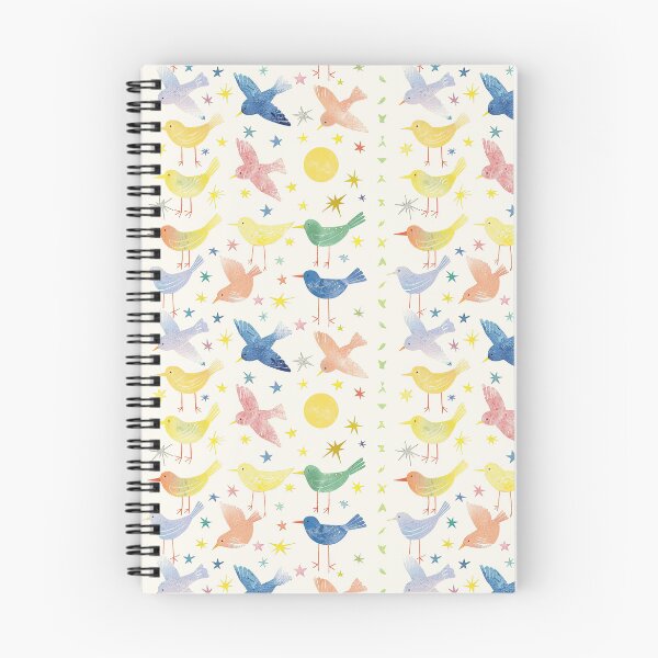 Item preview, Spring Birds and Stars - Colorful Delight designed and sold by Gourmet Neko Art | .