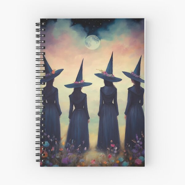 Item preview, Witches Coven Meets on a Full Moon to See the Goddess - Art by Sarah Valentine designed and sold by Arwen-Art.