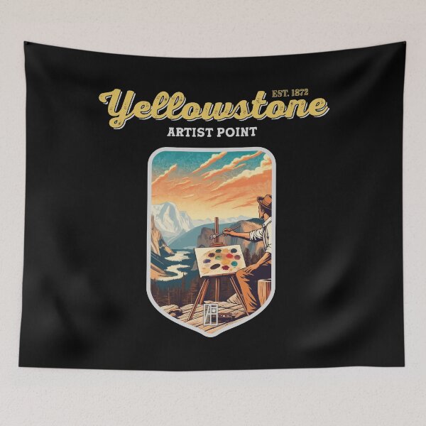 Item preview, USA - NATIONAL PARK - YELLOWSTONE - Yellowstone Artists Point -26 designed and sold by ArtProjectShop.