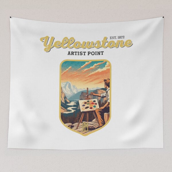 Item preview, USA - NATIONAL PARK - YELLOWSTONE - Yellowstone Artists Point -27 designed and sold by ArtProjectShop.