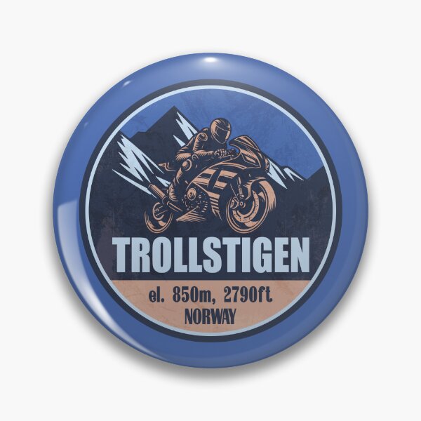 Artikelvorschau, Trollstigen Pass Norwegen Motorradfahren Berg Design entworfen und verkauft von CynthiaGraphics.