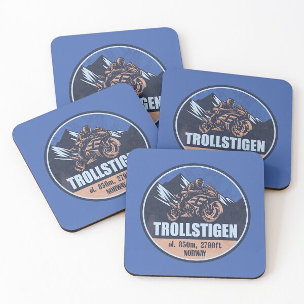 Item preview, Trollstigen Pass Norway Motorcycling Mountain Design designed and sold by CynthiaGraphics.