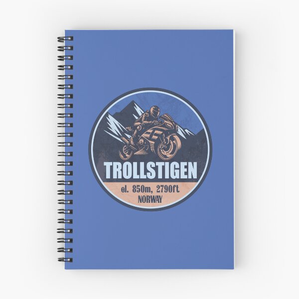 Item preview, Trollstigen Pass Norway Motorcycling Mountain Design designed and sold by CynthiaGraphics.