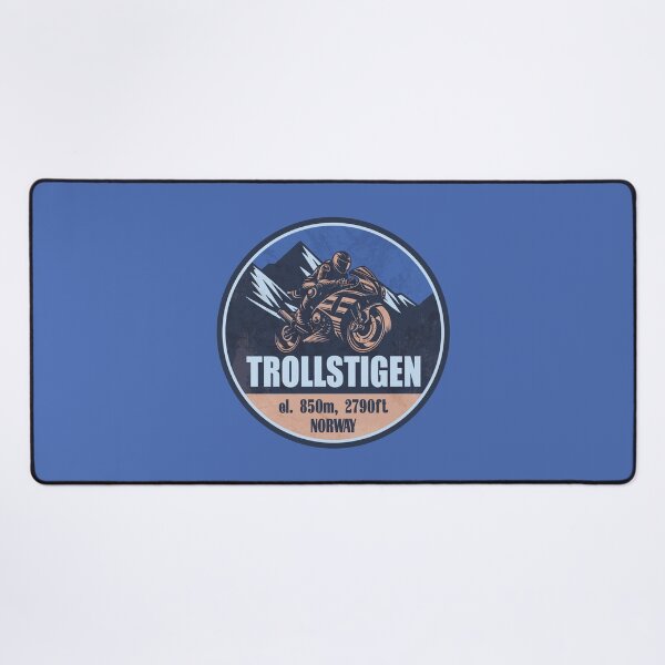 Item preview, Trollstigen Pass Norway Motorcycling Mountain Design designed and sold by CynthiaGraphics.