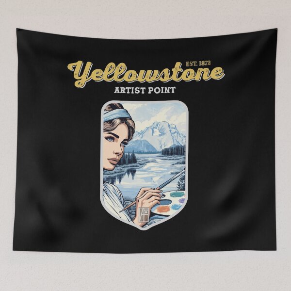 Item preview, USA - NATIONAL PARK - YELLOWSTONE - Yellowstone Artists Point -28 designed and sold by ArtProjectShop.