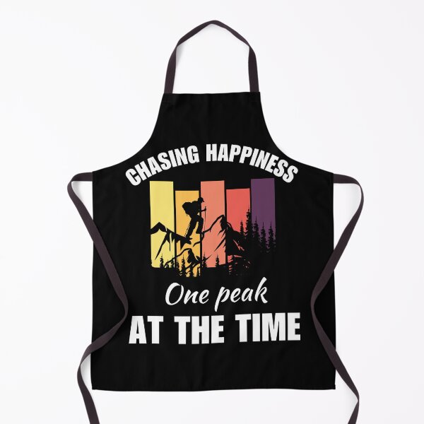 Item preview, Chasing happiness, one peak at a time. Hiking hobby enthusiasts or fan saying designed and sold by NBSStore.