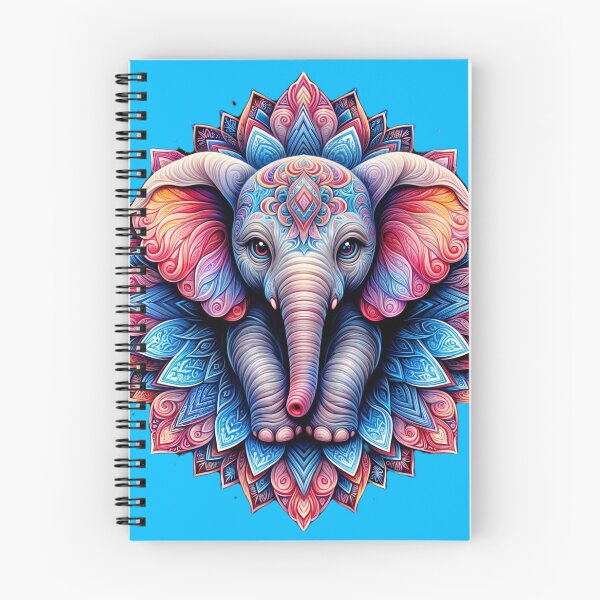 Item preview, Beautiful Baby Elephant in Mandala designed and sold by PixelCraftDSG.