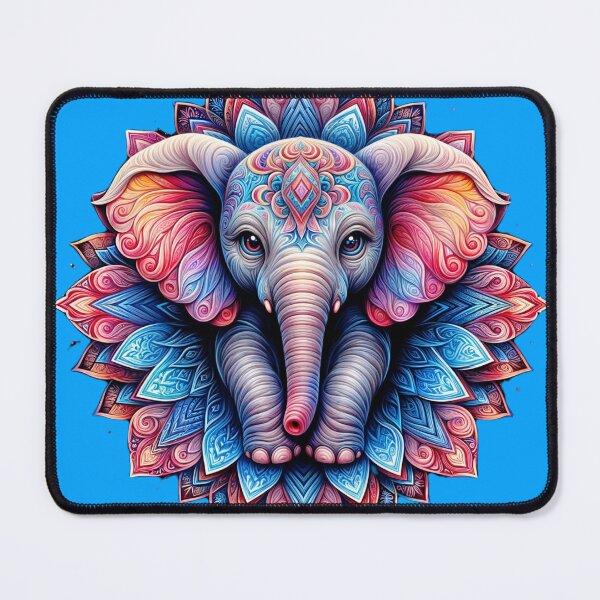 Item preview, Beautiful Baby Elephant in Mandala designed and sold by PixelCraftDSG.