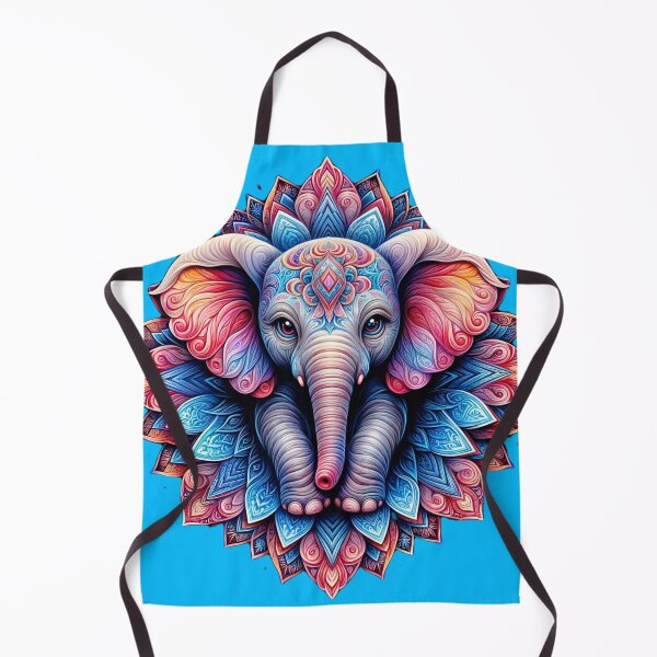 Item preview, Beautiful Baby Elephant in Mandala designed and sold by PixelCraftDSG.