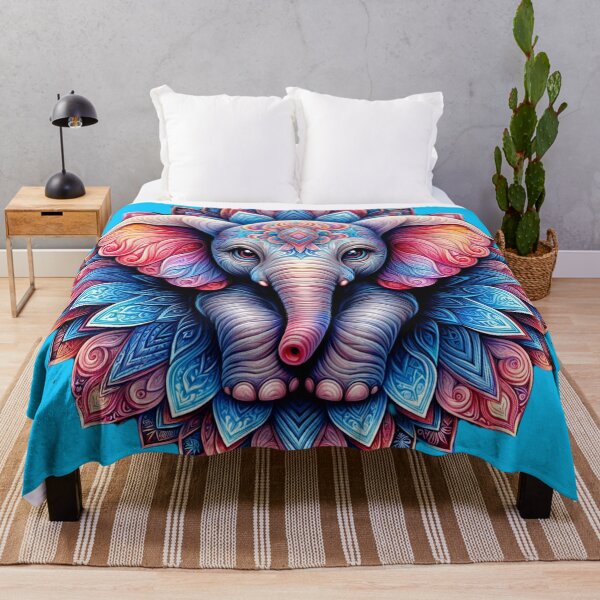 Item preview, Beautiful Baby Elephant in Mandala designed and sold by PixelCraftDSG.