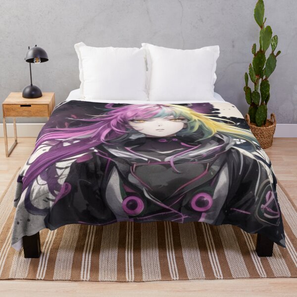 Item preview, Multi colored anime woman designed and sold by AdultAnime.