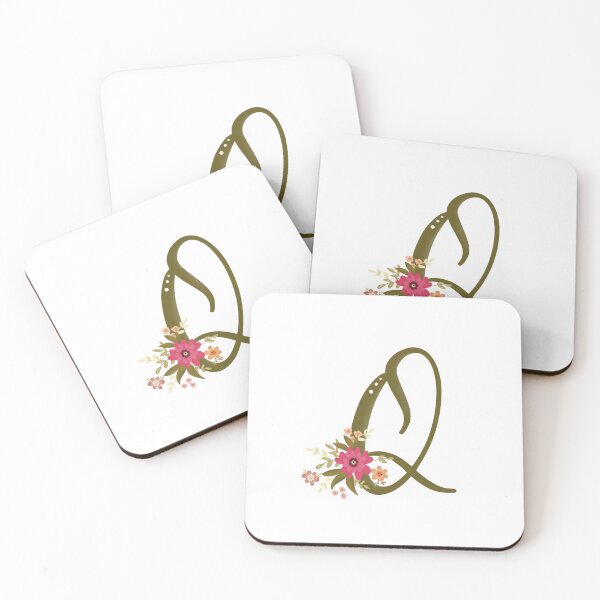 Item preview, Vintage Bouquet Floral Initial - Q designed and sold by Willow & Grace Designs.