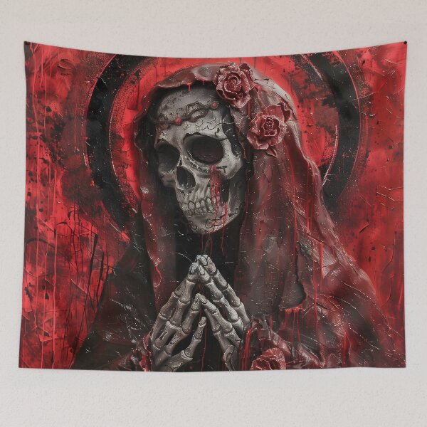 Item preview, Dark Santa Muerte designed and sold by ingutted.