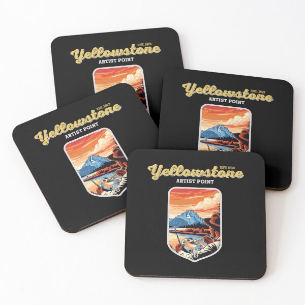 Item preview, USA - NATIONAL PARK - YELLOWSTONE - Yellowstone Artists Point -33 designed and sold by ArtProjectShop.