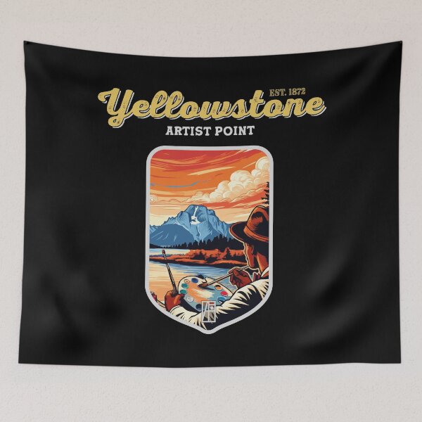 Item preview, USA - NATIONAL PARK - YELLOWSTONE - Yellowstone Artists Point -33 designed and sold by ArtProjectShop.