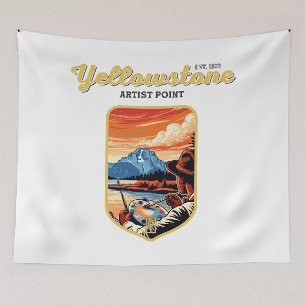 Item preview, USA - NATIONAL PARK - YELLOWSTONE - Yellowstone Artists Point -34 designed and sold by ArtProjectShop.
