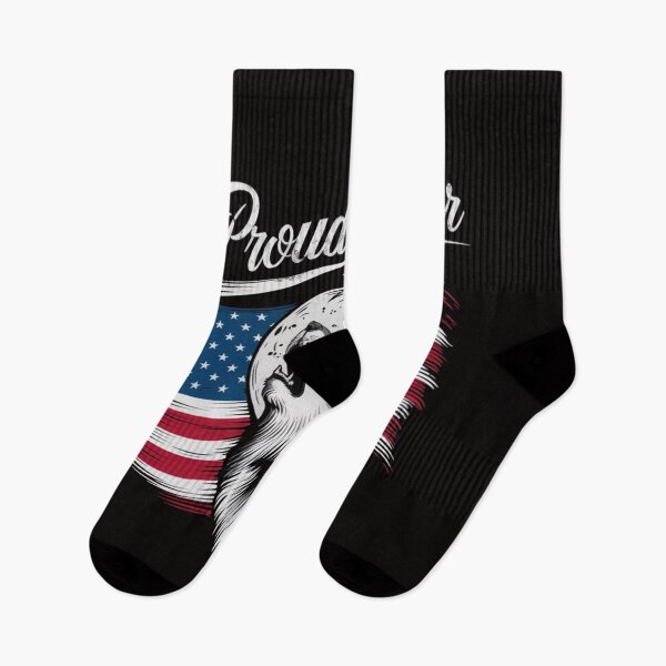 Item preview, Proud Father - Patriotic Wolf & American Flag T-Shirt designed and sold by HOMEDESIGNPRINT.