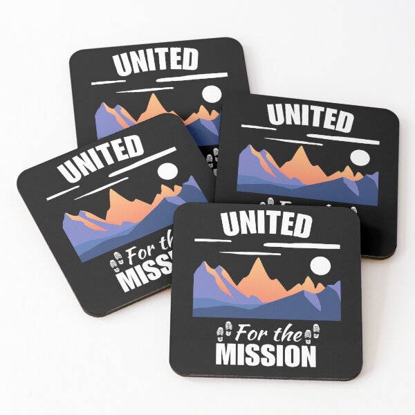 Item preview, United for the mission, hiking quote sayings for family squad or hiking team group designed and sold by NBSStore.