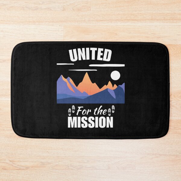 Item preview, United for the mission, hiking quote sayings for family squad or hiking team group designed and sold by NBSStore.
