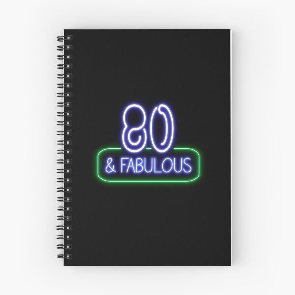 Item preview, Funny 80th Birthday Quote | 80 and Fabulous designed and sold by AgataMaria.