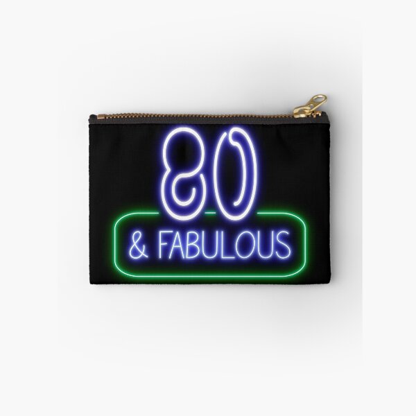 Item preview, Funny 80th Birthday Quote | 80 and Fabulous designed and sold by AgataMaria.