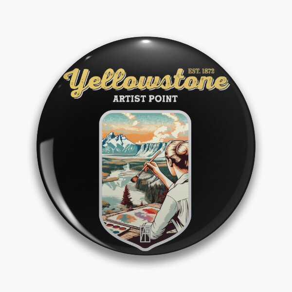 Item preview, USA - NATIONAL PARK - YELLOWSTONE - Yellowstone Artists Point -35 designed and sold by ArtProjectShop.