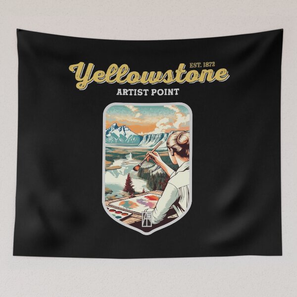 Item preview, USA - NATIONAL PARK - YELLOWSTONE - Yellowstone Artists Point -35 designed and sold by ArtProjectShop.