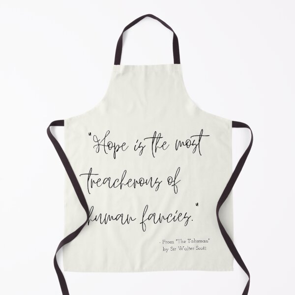 Item preview, A Quote about Hope from "The Talisman" by Sir Walter Scott designed and sold by Poemit.