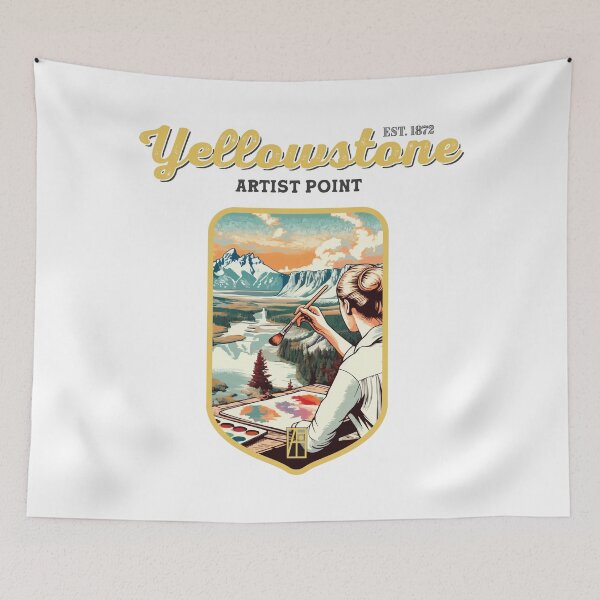Item preview, USA - NATIONAL PARK - YELLOWSTONE - Yellowstone Artists Point -36 designed and sold by ArtProjectShop.
