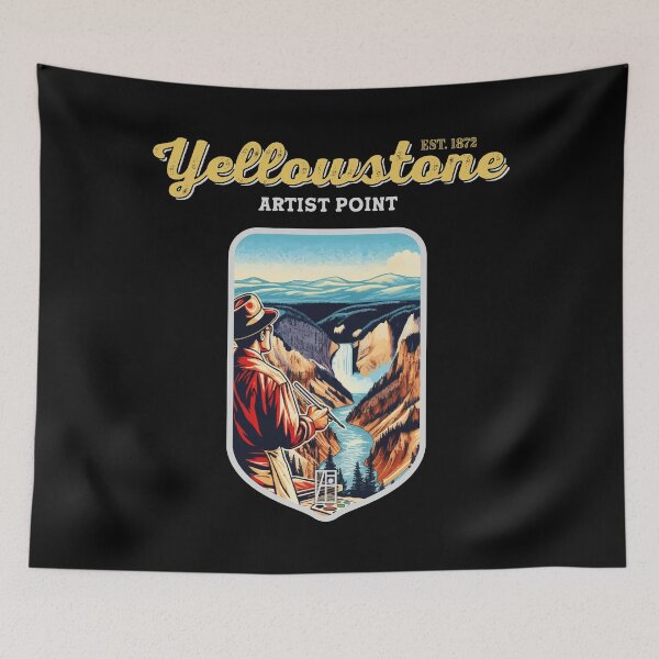 Item preview, USA - NATIONAL PARK - YELLOWSTONE - Yellowstone Artists Point -37 designed and sold by ArtProjectShop.
