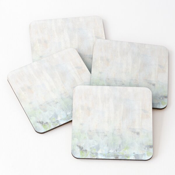 Item preview, Soiree - Abstract Art Painting, Neutral Modern Art Print Best Seller, White Beige Gray Blue Green designed and sold by nlsdesignllc.