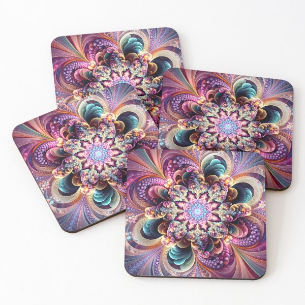 Item preview, Pearl Pattern in Purple Tones - Elegant Abstract Art Print designed and sold by lloreleya.