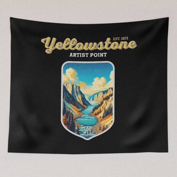 Item preview, USA - NATIONAL PARK - YELLOWSTONE - Yellowstone Artists Point -39 designed and sold by ArtProjectShop.