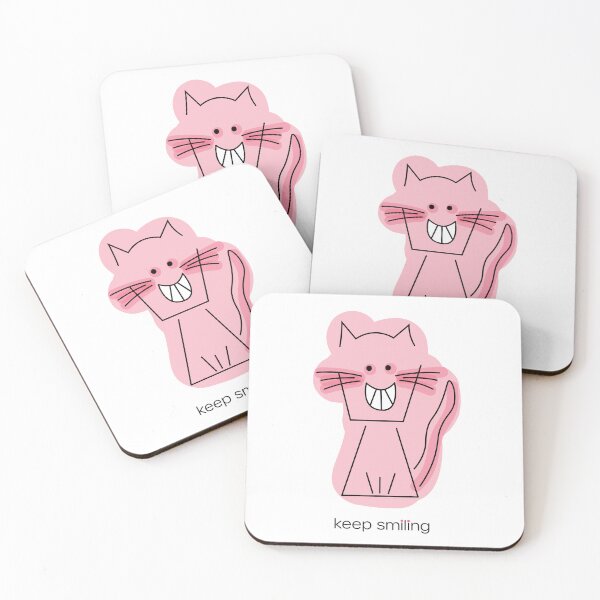 Item preview, Keep Smiling (Zoey the Happy Cat) designed and sold by kookadesigns.