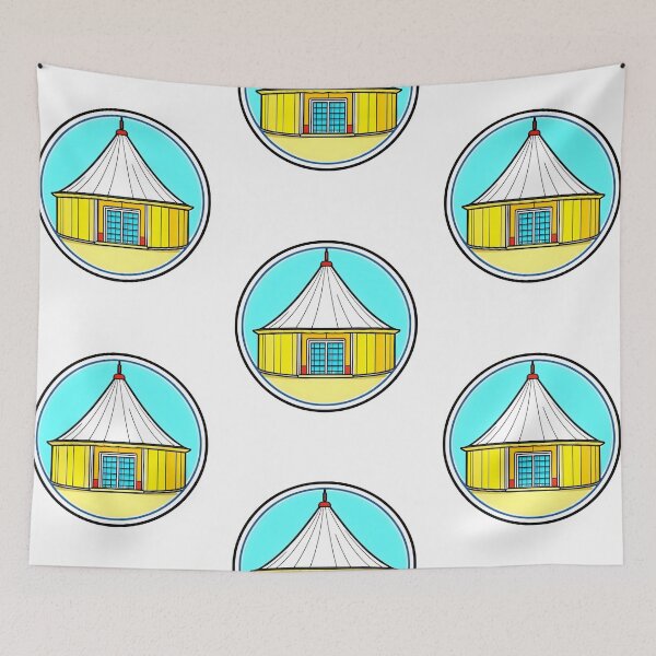 Item preview, Cool yurt design, funny camping designed and sold by Merchattack.