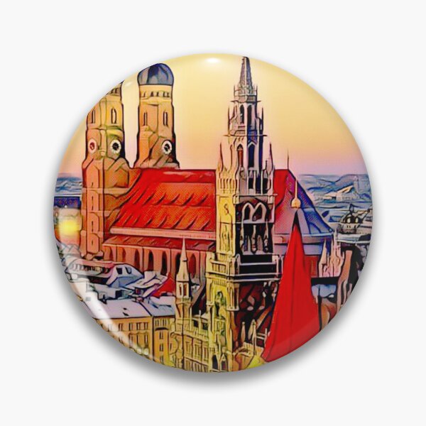Item preview, Munich Deutschland Vintage Travel and Tourism Advertising Print designed and sold by posterbobs.