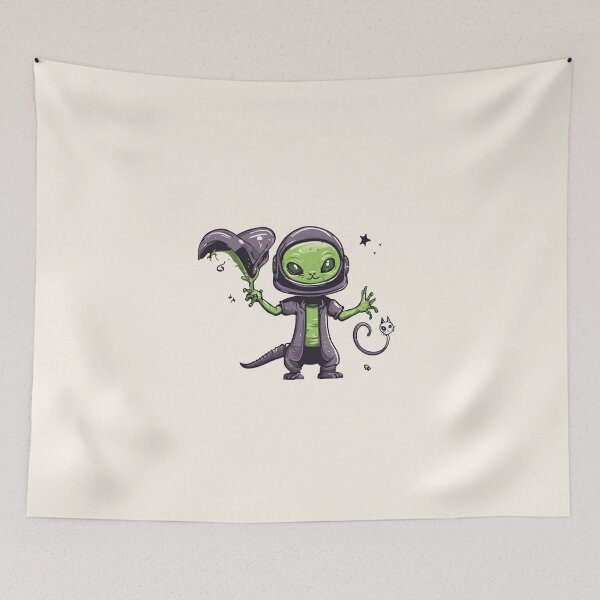Item preview, Alien Cat designed and sold by Anupios.