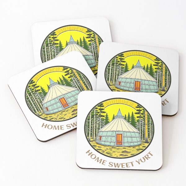 Item preview, Home sweet yurt, funny camping quote designed and sold by Merchattack.