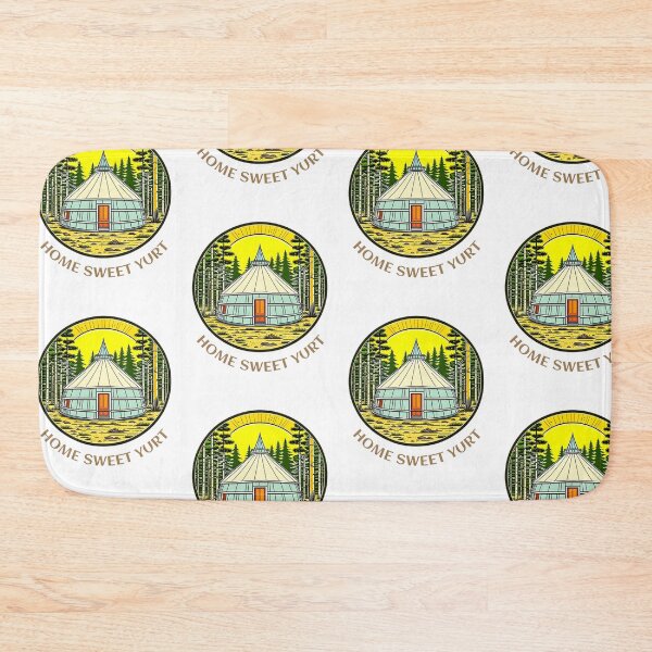 Item preview, Home sweet yurt, funny camping quote designed and sold by Merchattack.